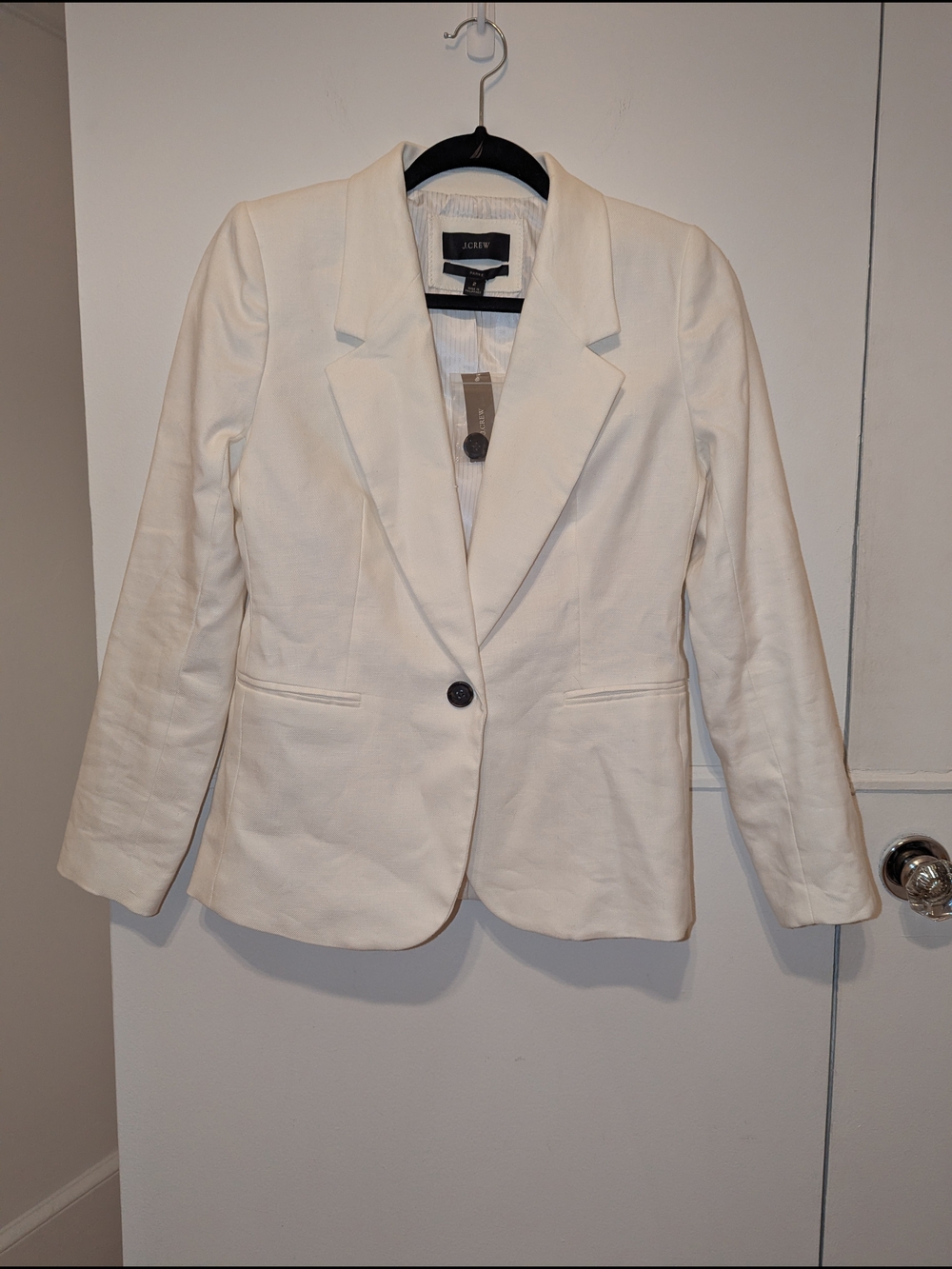 J. Crew Parke White Blazer